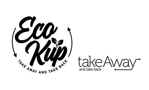 ECO KUP TAKE AWAY AND TAKE BACK TAKEAWAY AND TAKE BACK trademark