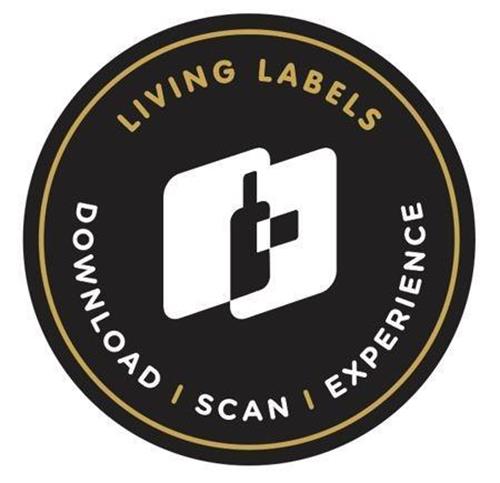 LIVING LABELS DOWNLOAD SCAN EXPERIENCE trademark