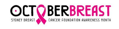 OCTOBERBREAST SYDNEY BREAST CANCER FOUNDATION AWARENESS MONTH trademark