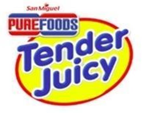 SAN MIGUEL PUREFOODS TENDER JUICY trademark