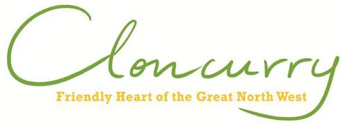 CLONCURRY FRIENDLY HEART OF THE GREAT NORTH WEST trademark