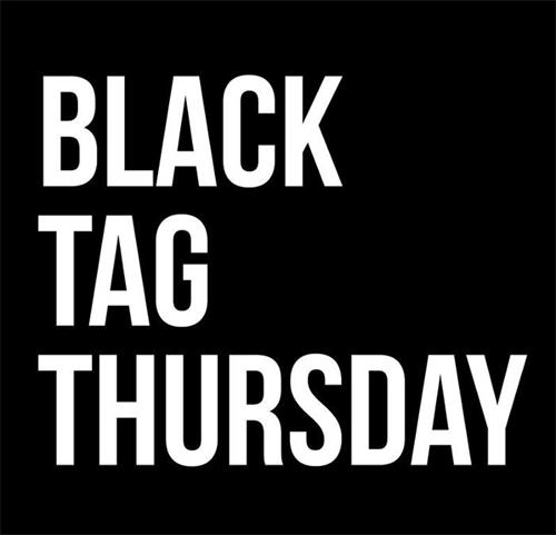 BLACK TAG THURSDAY trademark