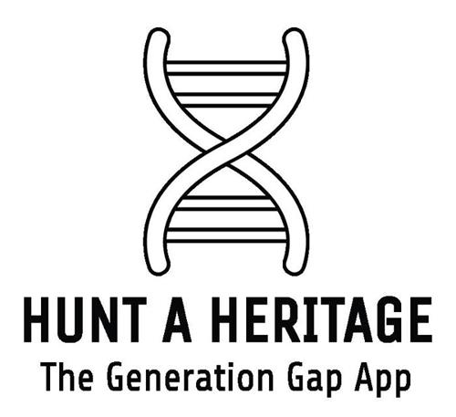 HUNT A HERITAGE THE GENERATION GAP APP trademark