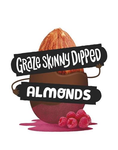 GRAZE SKINNY DIPPED ALMONDS trademark