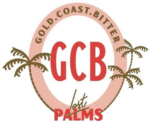 GCB LOST PALMS GOLD COAST BITTER trademark