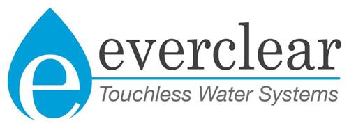 E EVERCLEAR TOUCHLESS WATER SYSTEMS trademark