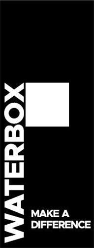 WATERBOX MAKE A DIFFERENCE trademark