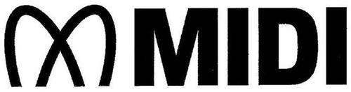 M MIDI trademark