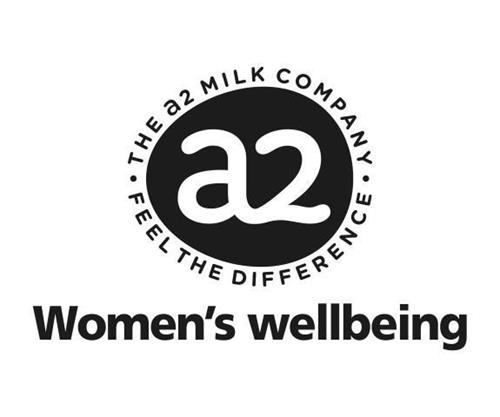 A2 THE A2 MILK COMPANY FEEL THE DIFFERENCE WOMEN'S WELLBEING trademark