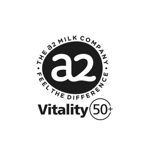 A2 THE A2 MILK COMPANY FEEL THE DIFFERENCE VITALITY 50+ trademark