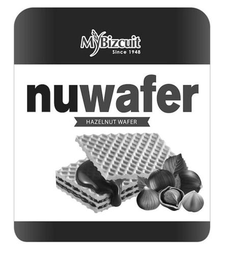 MYBIZCUIT SINCE 1948 NUWAFER HAZENUT WAFER trademark