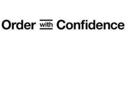 ORDER WITH CONFIDENCE trademark