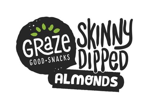 GRAZE GOOD SNACKS SKINNY DIPPED ALMONDS trademark