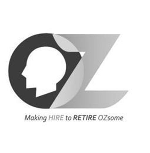 OZ MAKING HIRE TO RETIRE OZSOME trademark