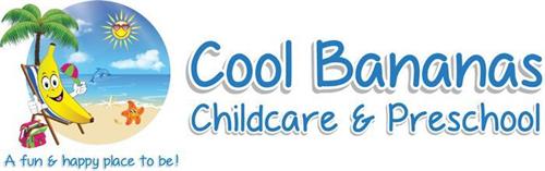 COOL BANANAS CHILDCARE & PRESCHOOL A FUN & HAPPY PLACE TO BE! trademark