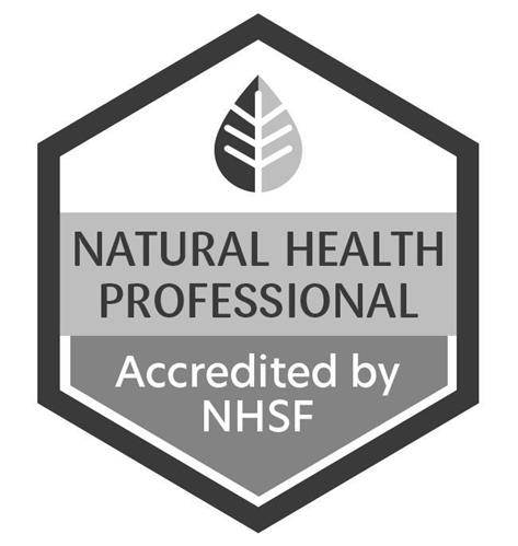 NATURAL HEALTH PROFESSIONAL ACCREDITED BY NHSF trademark