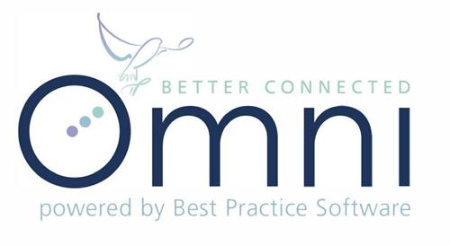 OMNI BETTER CONNECTED POWERED BY BEST PRACTICE SOFTWARE trademark