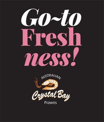 GO-TO FRESHNESS! AUSTRALIAN CRYSTAL BAY PRAWNS trademark