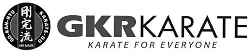 GKR KARATE KARATE FOR EVERYONE GKR KARATE GO-KAN-RYU KARATE-DO trademark