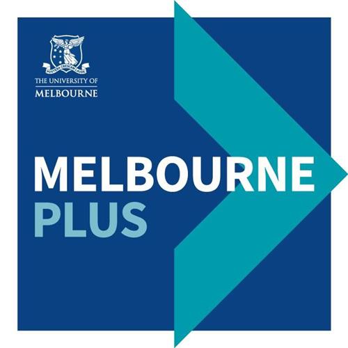 THE UNIVERSITY OF MELBOURNE POSTERA CRESCAM LAUDE MELBOURNE PLUS trademark