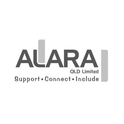 ALARA QLD LIMITED SUPPORT CONNECT INCLUDE trademark