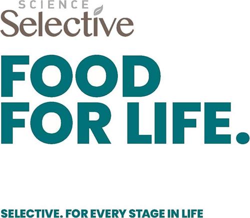 SCIENCE SELECTIVE FOOD FOR LIFE. SELECTIVE. FOR EVERY STAGE IN LIFE trademark