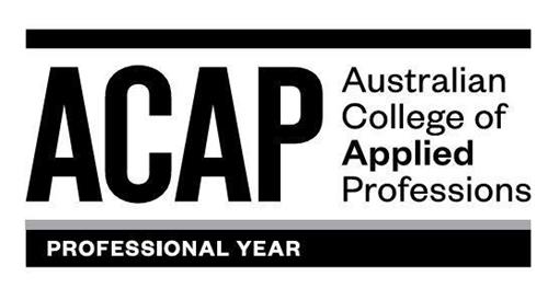 ACAP AUSTRALIAN COLLEGE OF APPLIED PROFESSIONS PROFESSIONAL YEAR trademark