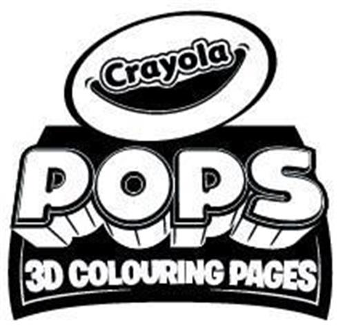 CRAYOLA POPS 3D COLOURING PAGES trademark