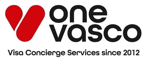 V ONE VASCO VISA CONCIERGE SERVICES SINCE 2012 trademark