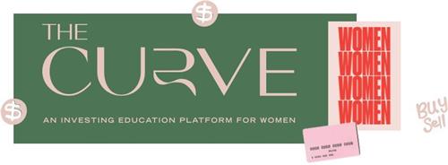 THE CURVE AN INVESTING EDUCATION PLATFORM FOR WOMEN WOMEN WOMEN WOMEN WOMEN BUY SELL trademark