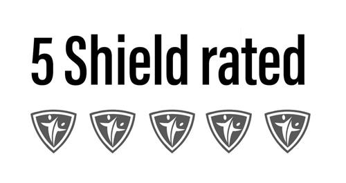 5 SHIELD RATED trademark