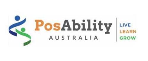 POSABILITY AUSTRALIA LIVE LEARN GROW trademark