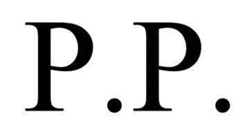 P.P. trademark