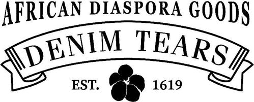 AFRICAN DIASPORA GOODS DENIM TEARS EST. 1619 trademark