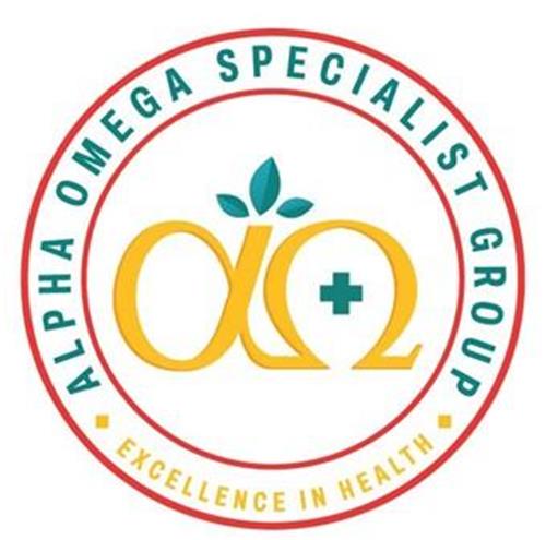 ALPHA OMEGA SPECIALIST GROUP EXCELLENCE IN HEALTH trademark