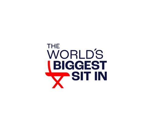 THE WORLD'S BIGGEST SIT IN trademark