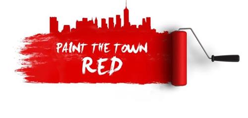 PAINT THE TOWN RED trademark