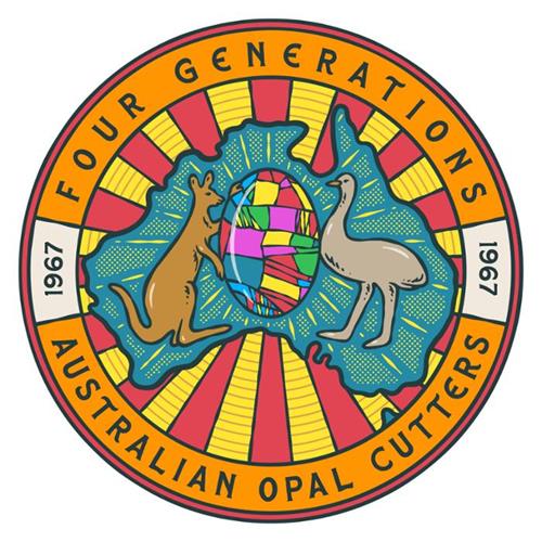 1967 FOUR GENERATIONS AUSTRALIAN OPAL CUTTERS 1967 trademark